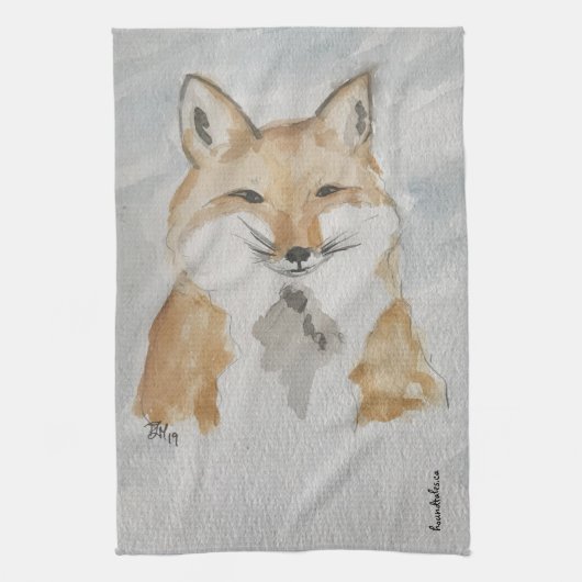 Fox Tea Towel Theedoek (Verticaal)