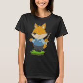 Fox Teacher Pointer T-shirt (Voorkant)