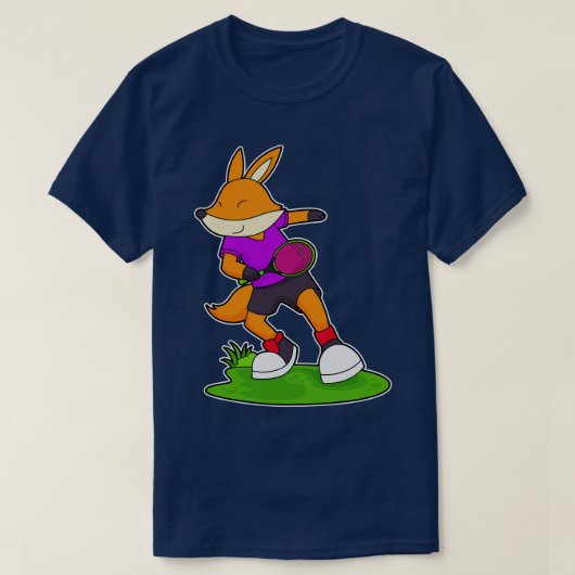 Fox Tennis speler Tennis T-shirt (Design voorkant)