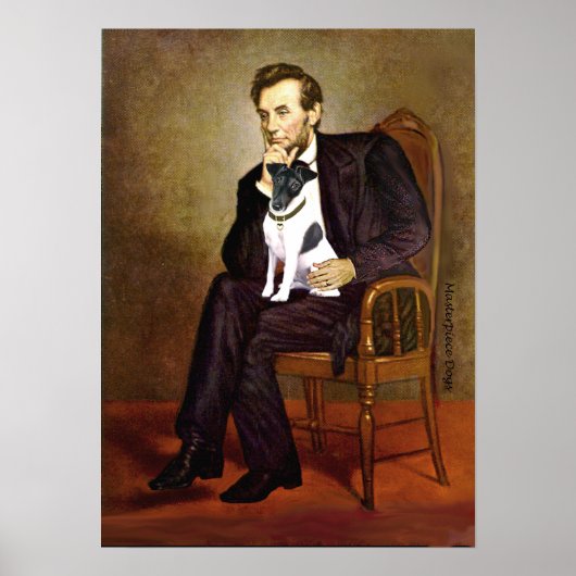Fox Terrier 1 Gladhaar - Lincoln Poster (Voorkant)