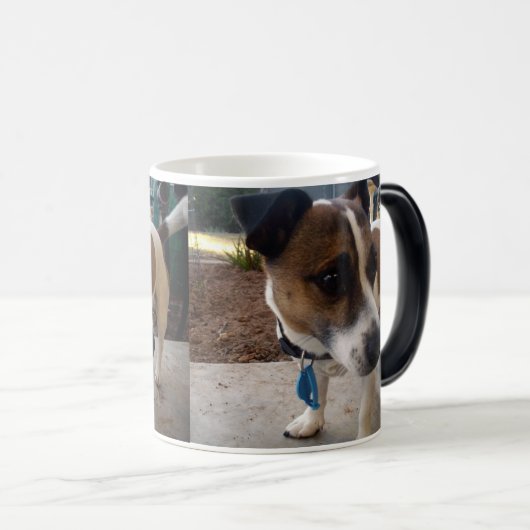 Fox Terrier Attraction, Magic Morph Coffee Mok (Voorkant rechts)