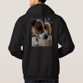 Fox Terrier, Attraction Mannen Black Hoodie (Achterkant)