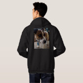 Fox Terrier, Attraction Mannen Black Hoodie (Achterkant volledig)
