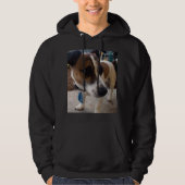 Fox Terrier, Attraction Mannen Black Hoodie (Voorkant)