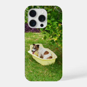 Fox Terrier Bad Tijd, Baby T-shirt iPhone 15 Pro Case