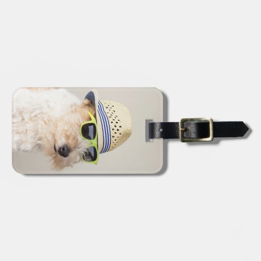 Fox Terrier Bagagelabel (Voorkant horizontaal)