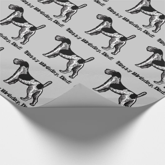  Fox Terrier Cadeaupapier (Hoek)