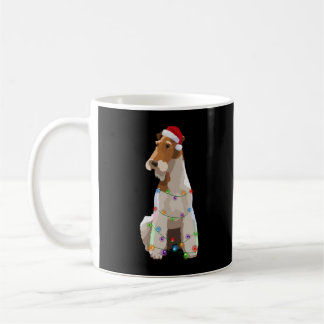 Fox Terrier Christmas Lights Xmas Dog Lover Koffiemok