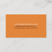 Fox Terrier Dog Breeder Puppy Business Visitekaartje (Achterkant)