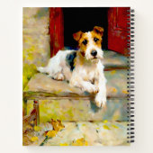 Fox Terrier door Arthur Wardle Notitieboek (Achterkant)