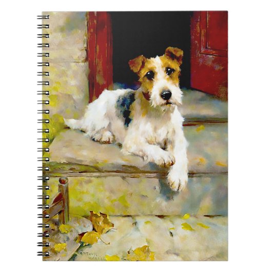 Fox Terrier door Arthur Wardle Notitieboek (Voorkant)
