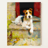 Fox Terrier door Arthur Wardle Planner (Achterkant)