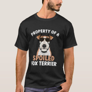Fox Terrier Eigenaar Grappige Fox Terrier Lover Fo T-shirt