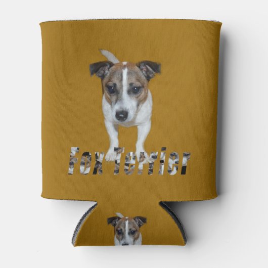 Fox Terrier en Fox Terrier Logo, Blikjeskoeler (Voorkant)