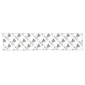 Fox Terrier en Fox Terrier Logo, Korte Tafelloper (Horizontaal)