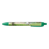 Fox Terrier Funny Scare Face Blauwe Inkt Pen (Bodem)