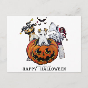 Fox Terrier Halloween Briefkaart