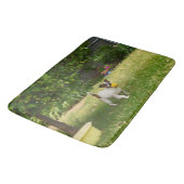 Fox Terrier Happy Days, Memory Foam Bathmat Badmat (Gekanteld)