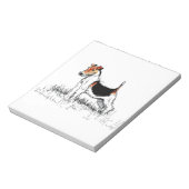 Fox Terrier is trots Notitieblok (Linkerzijde)