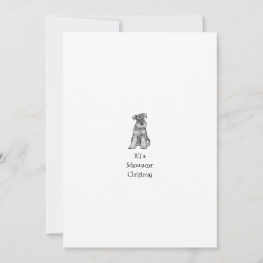 Fox Terrier-kerstkaart (Achterkant)