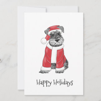 Fox Terrier-kerstkaart