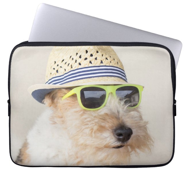Fox Terrier Laptop Sleeve (Voorkant)