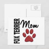 Fox Terrier Ma 2 Briefkaart (Voorkant / Achterkant)
