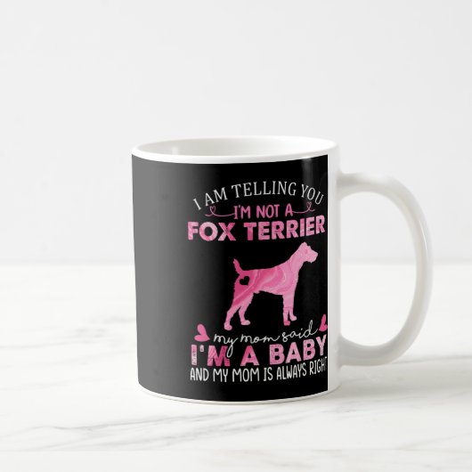 Fox Terrier Mam Koffiemok (Rechts)