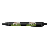 Fox Terrier op alarm, Blauwe Inkt Pen (Bodem)