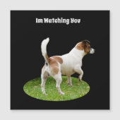 Fox Terrier op Guard Duty, Magnetic Kaart (Voorkant)