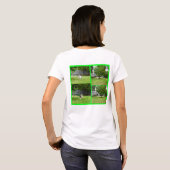 Fox Terrier, Photo Collage, Dames_White_T-shirt T-shirt (Achterkant volledig)