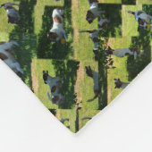 Fox Terrier Photo Collage Fleece Deken (Hoek)