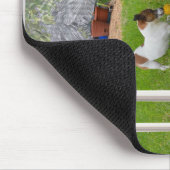 Fox Terrier Play Ball, Mousepad Muismat (Hoek)