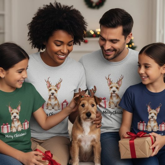 Fox Terrier Reindeer T-shirt