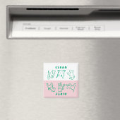 Fox Terrier Schoon Vuile Afwasmachine Magneet (Insitu (Vaatwasser))