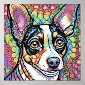 Fox Terrier Square Poster (Voorkant)