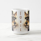 Fox Terrier Steampunk Hond Koffiemok (Center)