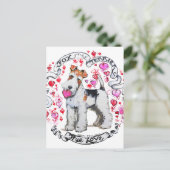 Fox Terrier Sweebaby Briefkaart (Staand voorkant)