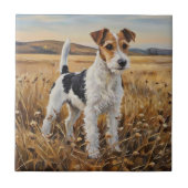 Fox Terrier Tegeltje (Voorkant)