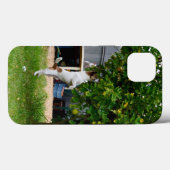 Fox Terrier The Leap, iPhone 13 Hoesje (Achterkant (horizontaal))