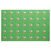 Fox Terrier The Stance, Fabric Stof (Fat Quarter)