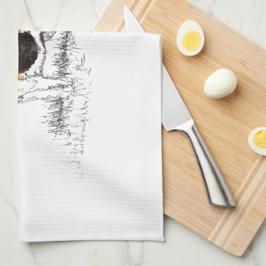 Fox Terrier Theedoek (Quarter Fold)