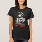 Fox Terrier Valentine's Day Wire Fox Terrier T-shirt (Voorkant)
