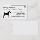 Fox Terrier Visitekaartje (Voorkant / Achterkant)