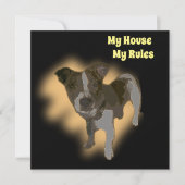 Fox Terrier Waterverf, Flat Birthday Kaart (Voorkant)