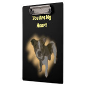 Fox Terrier Waterverf, klembord (Links)