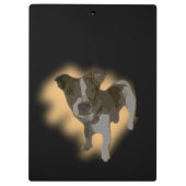 Fox Terrier Waterverf, klembord (Achterkant)