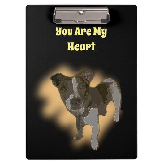 Fox Terrier Waterverf, klembord (Voorkant)