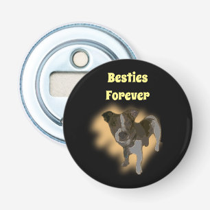 Fox Terrier Waterverf, Magnetic Bottle Opener