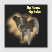 Fox Terrier Waterverf, magnetische Kaart (Voorkant)